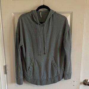 Z Supply Green Oversized Hoodie Sweatshirt Size XS
